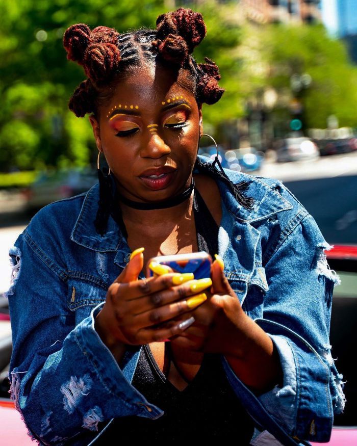 Bantu Knots Hairstyles for African American Black Women
