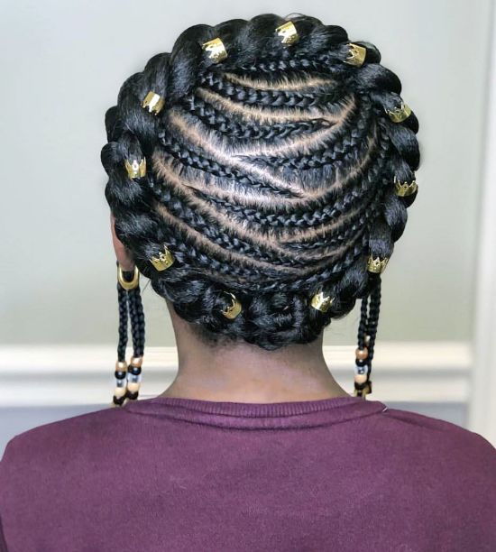 BRAIDS WITH BEADS HAIRSTYLES FOR BLACK KIDS 2021