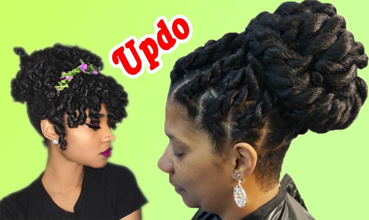 black women updo hairstyles