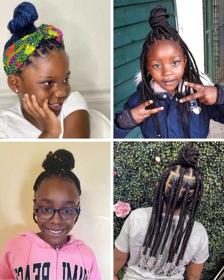 Expert-Approved Box Braids for Kids : 100+ Styles for Playground to ...