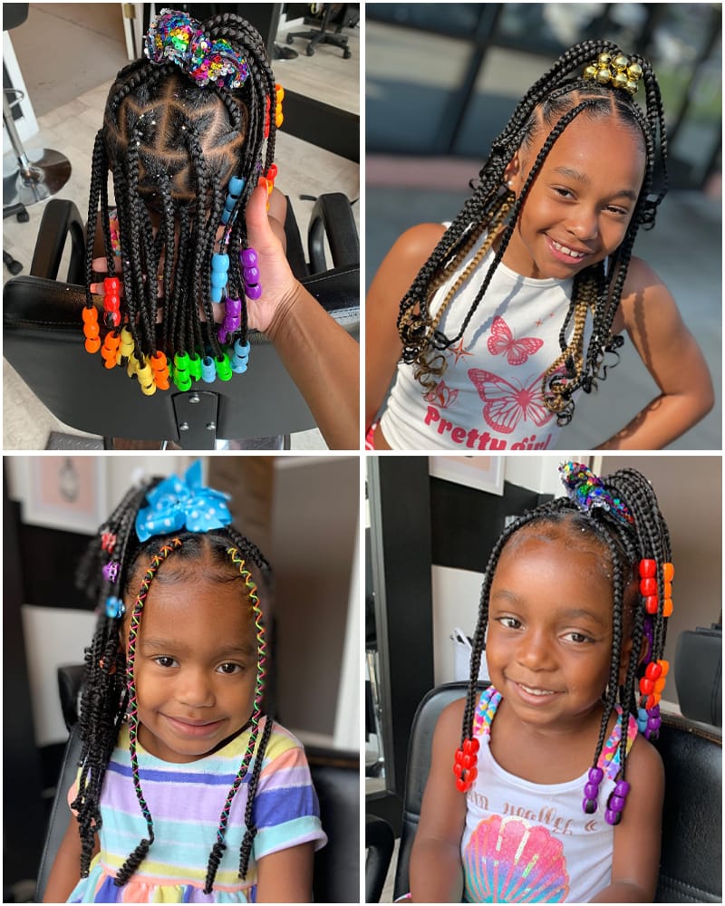 Cute Braided Ponytail Styles for Black Girls
