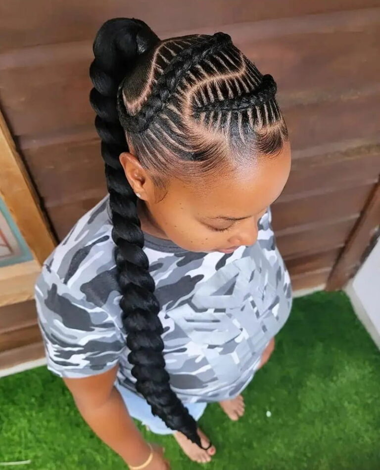 Cornrow Ponytail Hairstyles: 80+ New & Trendy Styles - Curly Craze