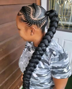 Cornrow Ponytail Hairstyles: 80+ New & Trendy Styles - Curly Craze