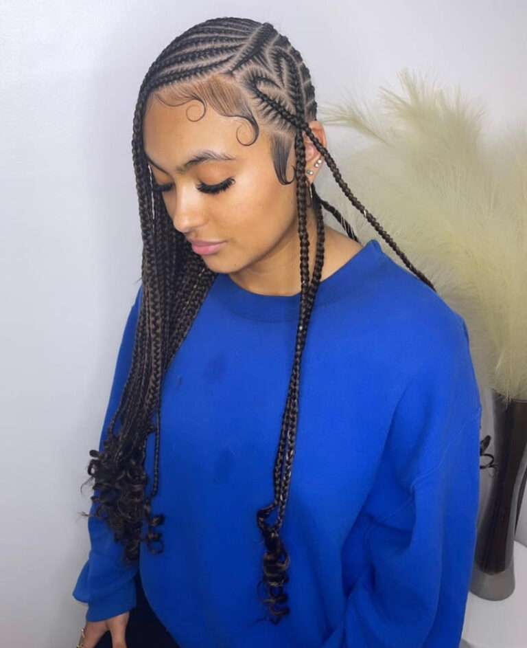 Side Part Tribal Braids: 80+ Styling Ideas to Elevate Your Braiding ...