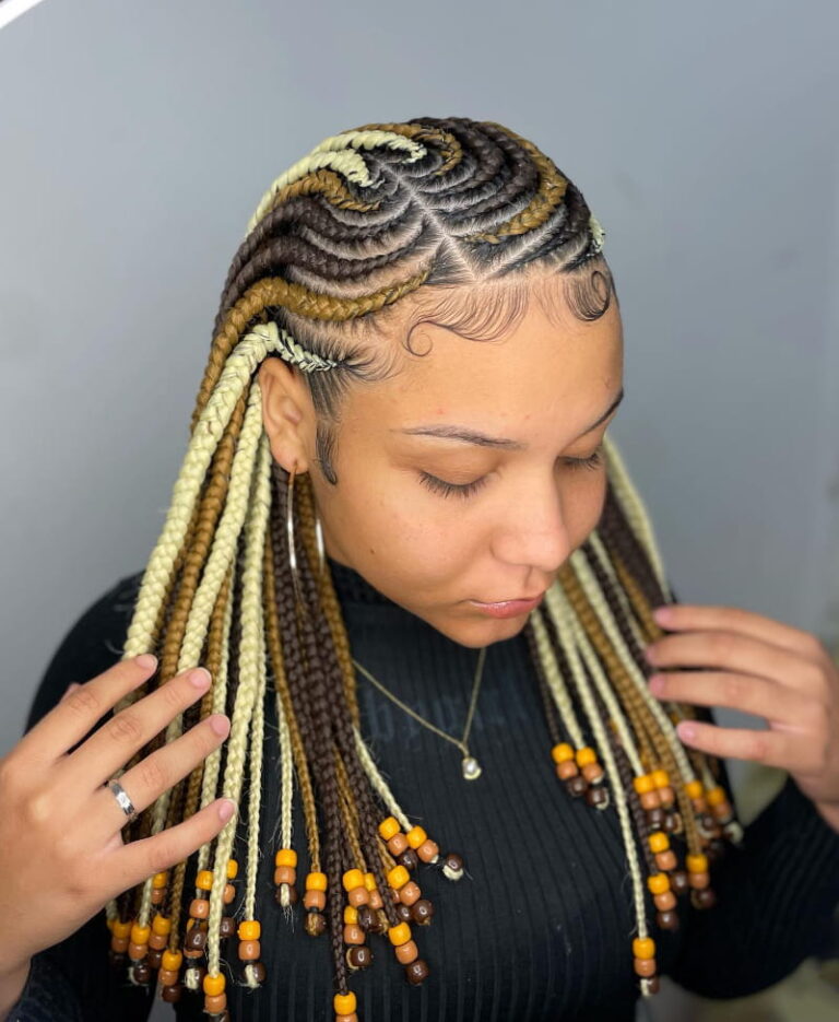 Side Part Tribal Braids: 80+ Styling Ideas to Elevate Your Braiding ...