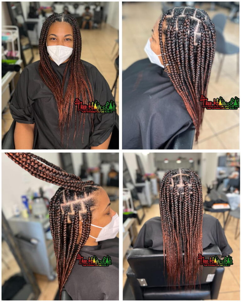 50+ Best Medium Knotless Braid Looks: Color, Length & Shape - Curly Craze