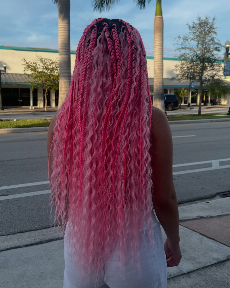 Pink Braids