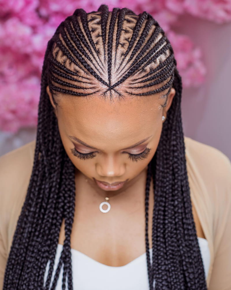 Fulani Crown Braids