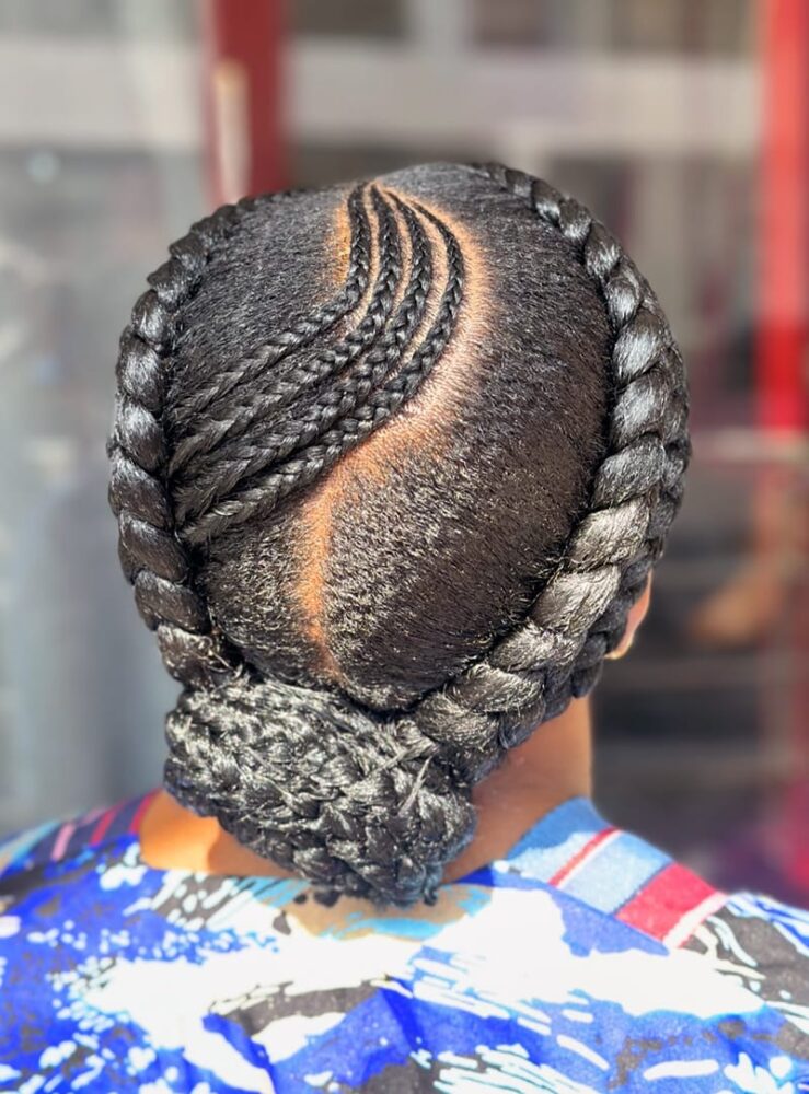 Braided Low Bun