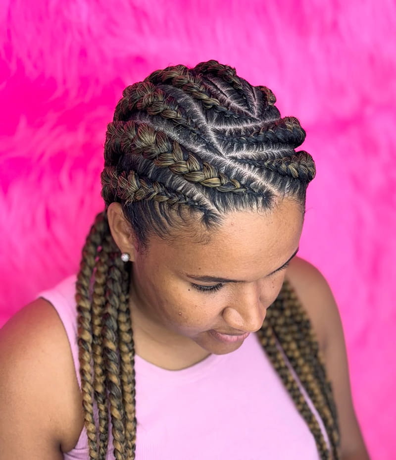 Ghana Braid Styles for Ebony Women