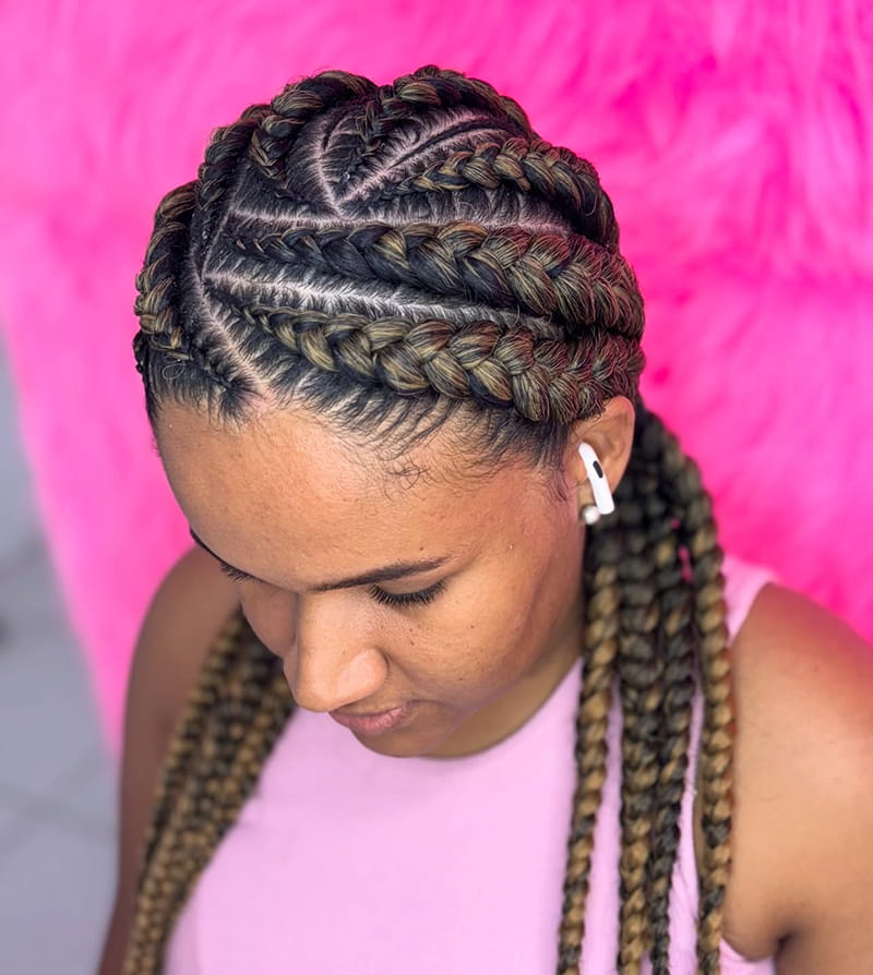 Ghana Braid Styles for Ebony Women