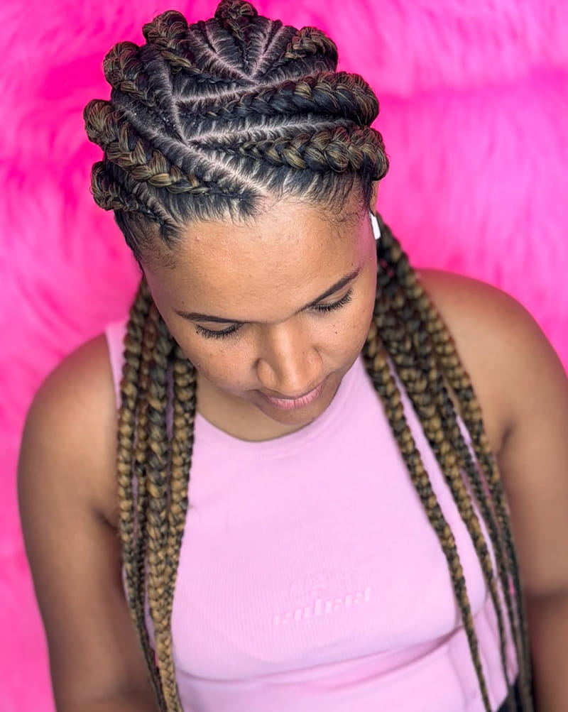 Ghana Braid Styles for Ebony Women