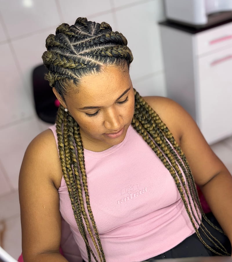 Ghana Braid Styles for Ebony Women