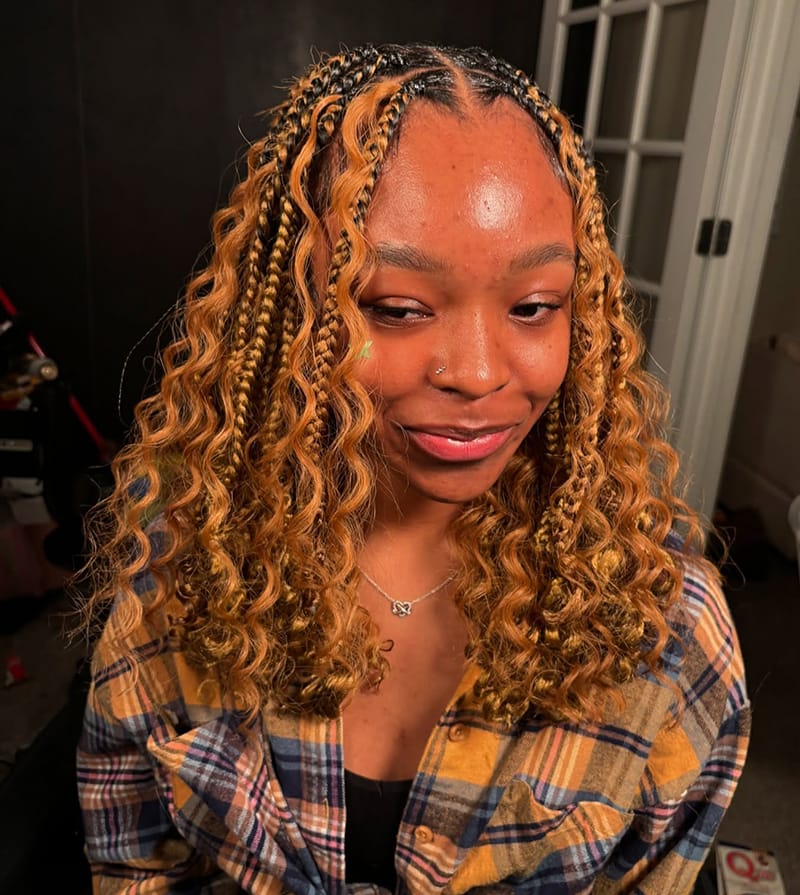 Protective Goddess Braids for Stylish Women