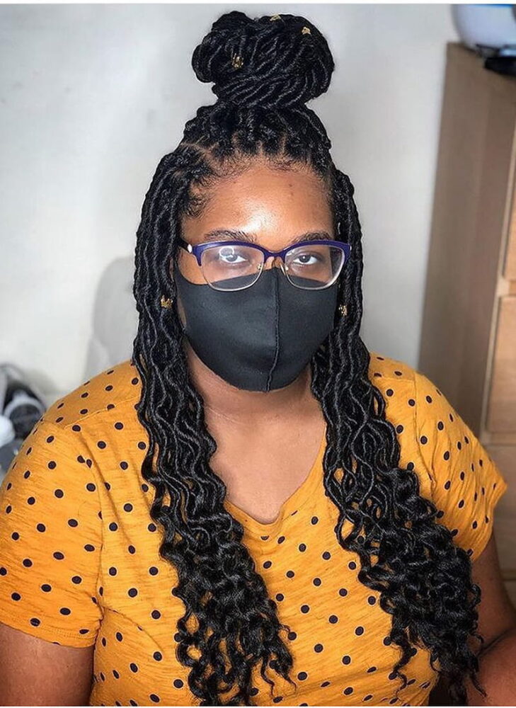 Goddess Faux Locs for African American Women