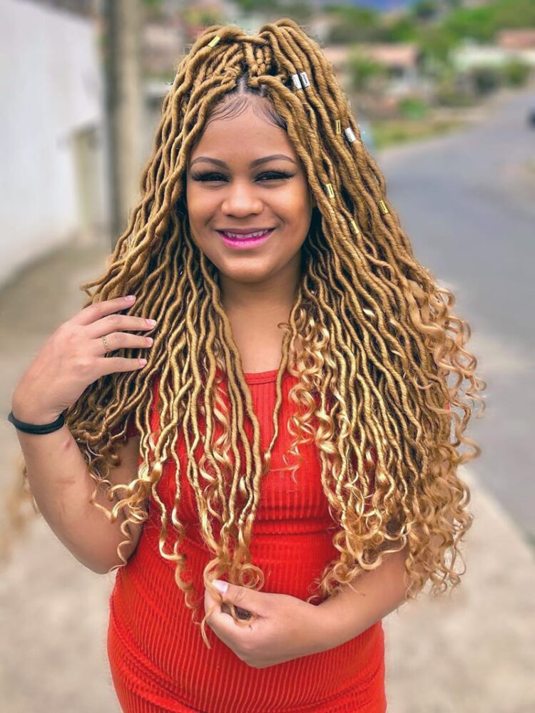 Goddess Faux Locs for African American Women