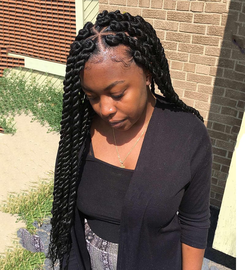 Protective Havana Twist Styles for African American Women