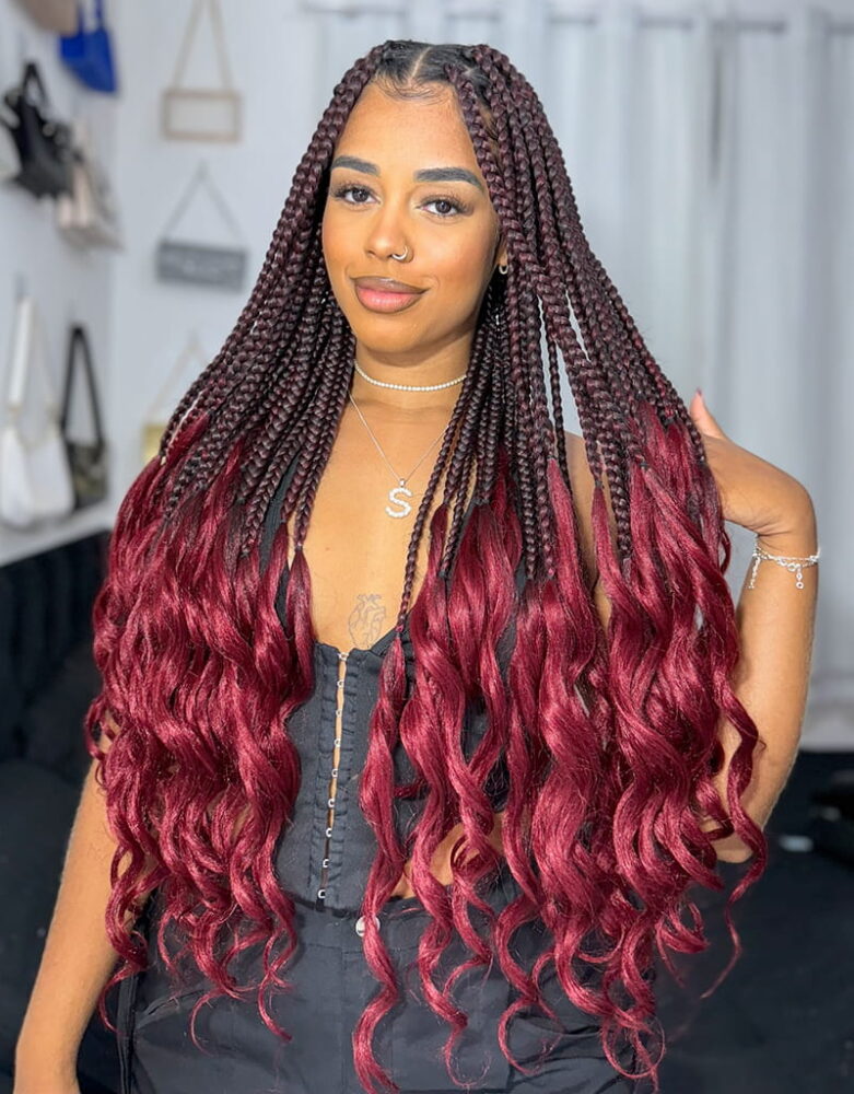 Jumbo Braids Style to Protect Your Natural Hair