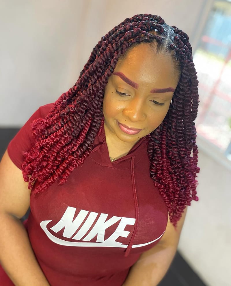 Passion Twist Styles for Black Women