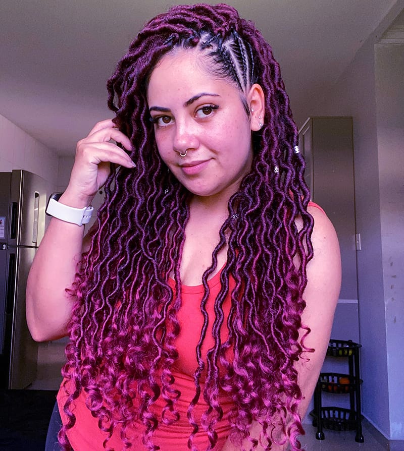 Protective Faux Locs