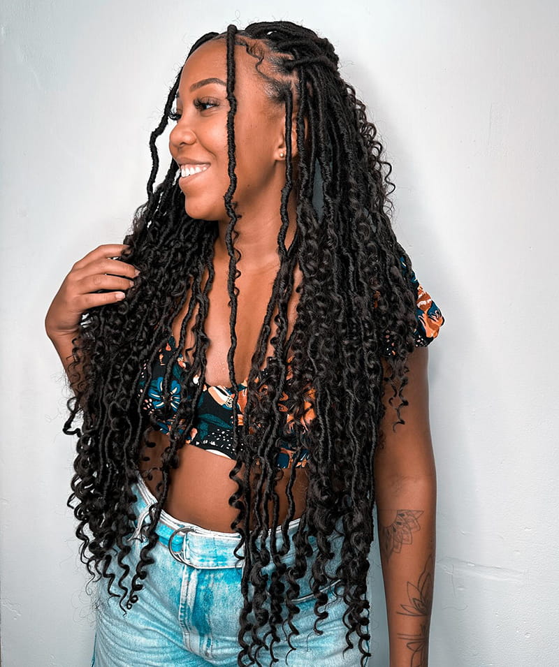 Protective Faux Locs