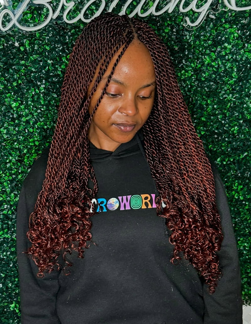 Protective Senegalese Twists for Black Women
