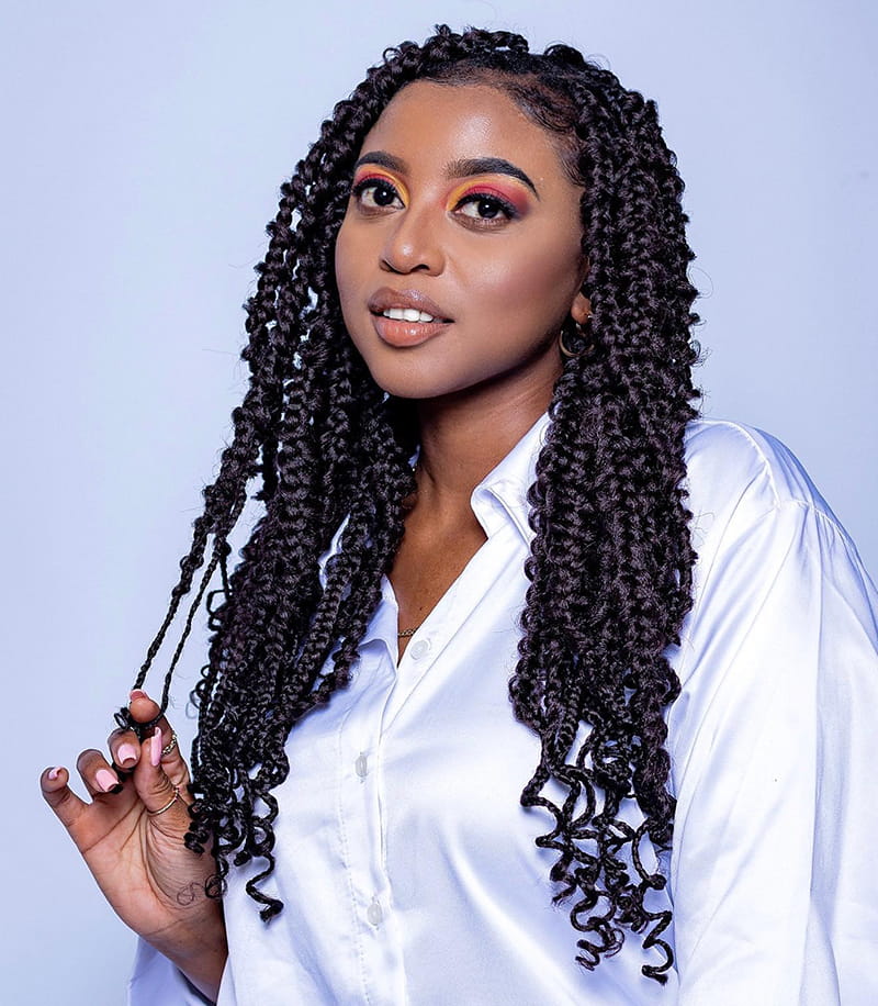 Back-Length Butterfly Braids