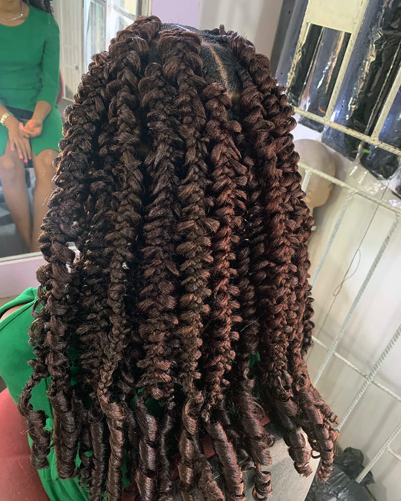Back-Length Butterfly Braids