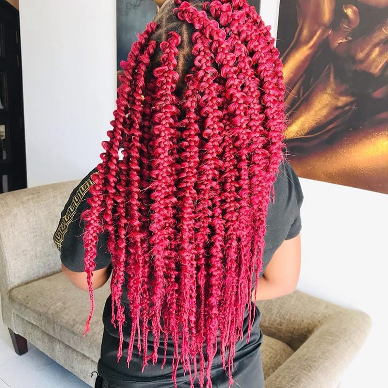 Back-Length Butterfly Braids