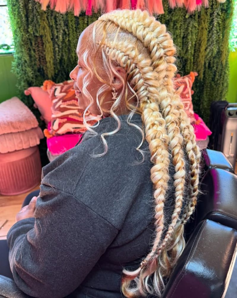 Blonde Butterfly Braids