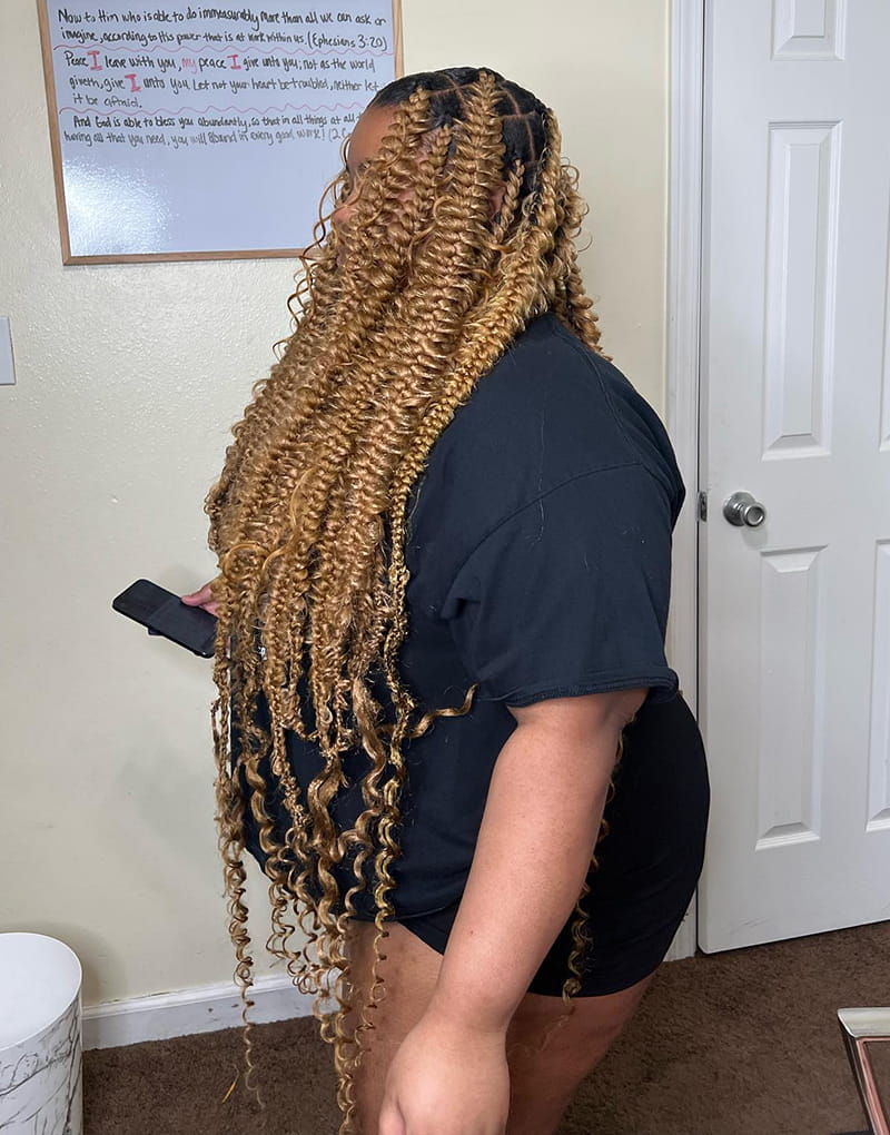 Blonde Butterfly Braids