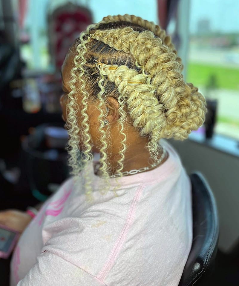 Blonde Butterfly Braids