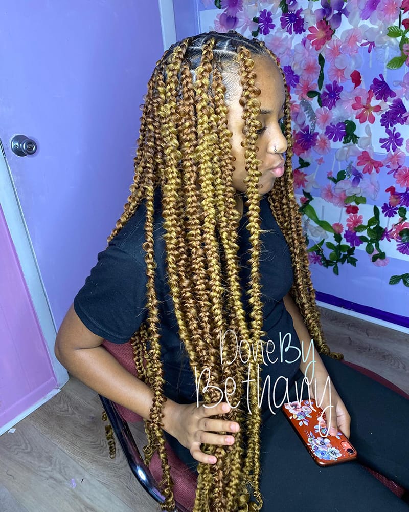 Blonde Butterfly Braids