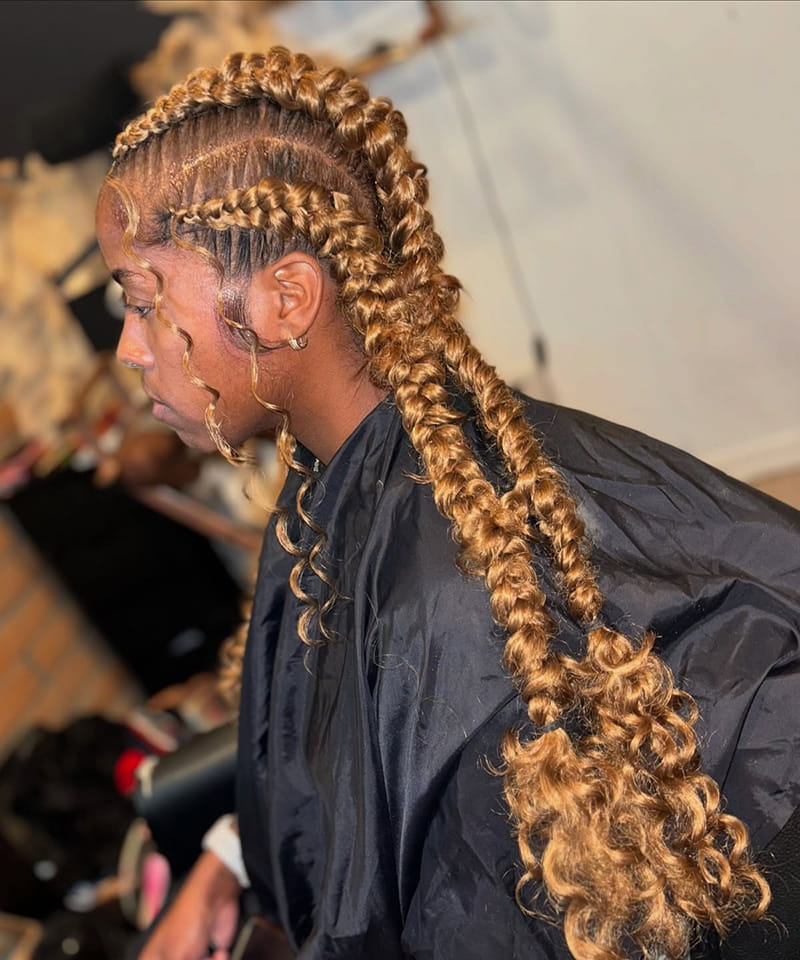 Blonde Butterfly Braids