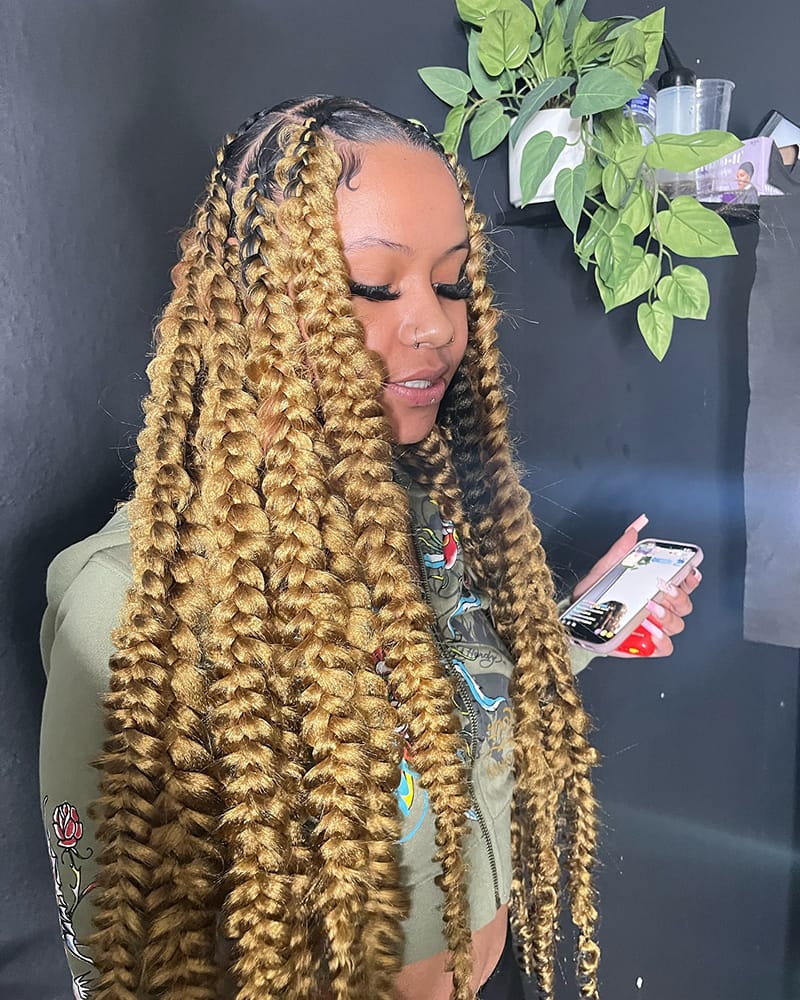 Blonde Butterfly Braids
