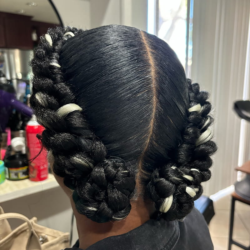Butterfly Braided Bun