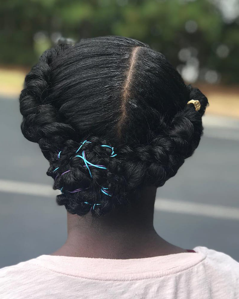 Butterfly Crown Braids
