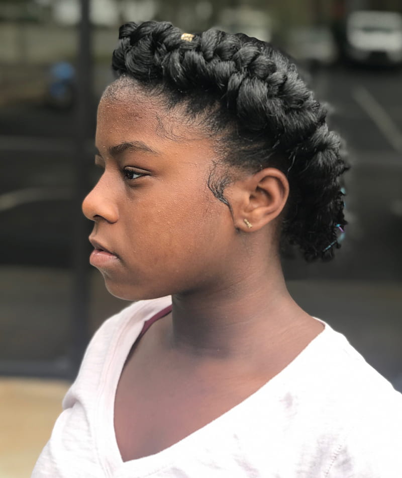 Butterfly Crown Braids