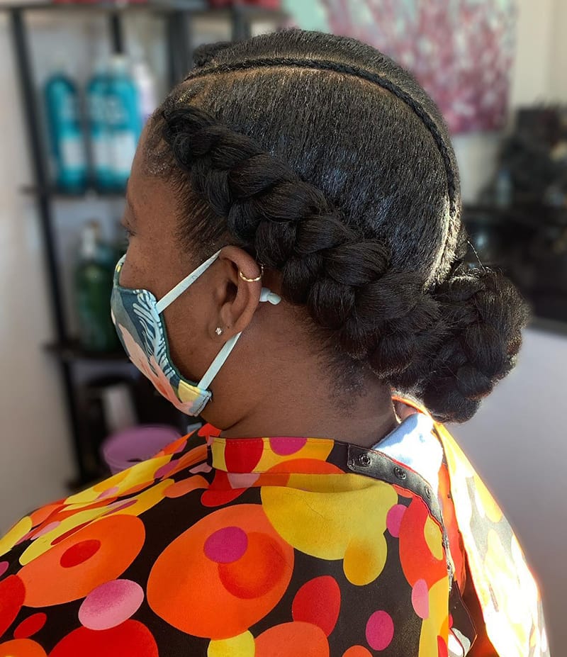 Butterfly Crown Braids