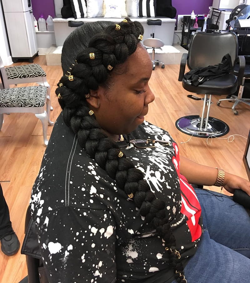 Butterfly Crown Braids