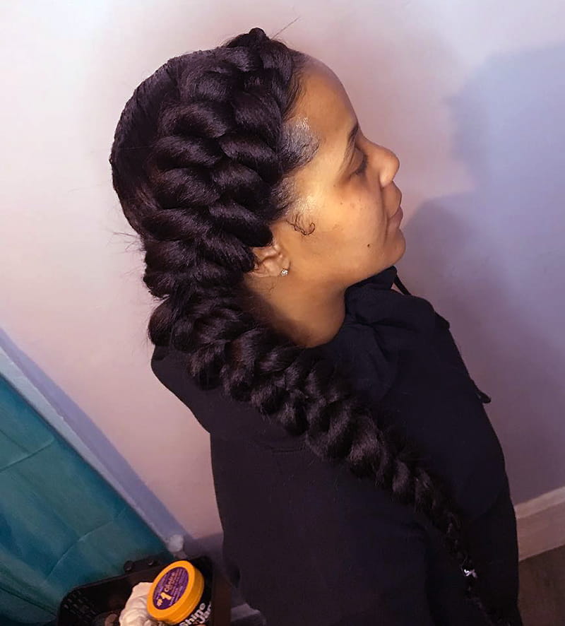 Butterfly Crown Braids