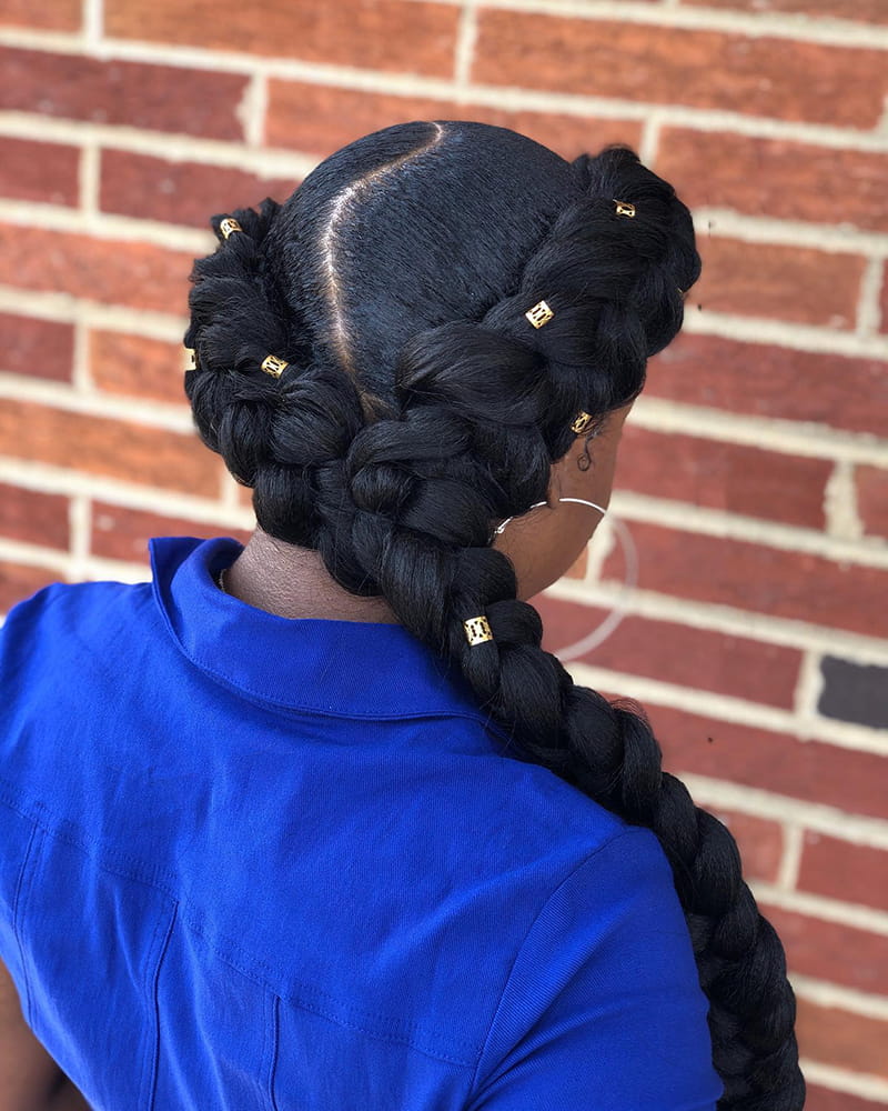 Butterfly Crown Braids