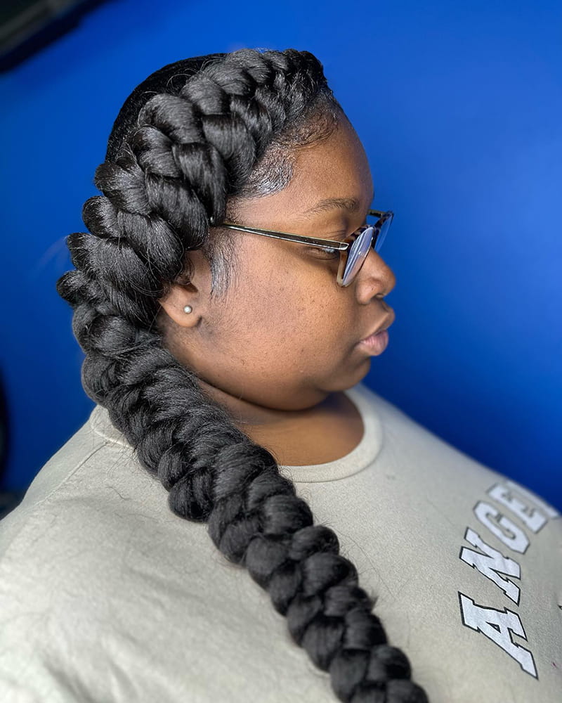 Butterfly Crown Braids