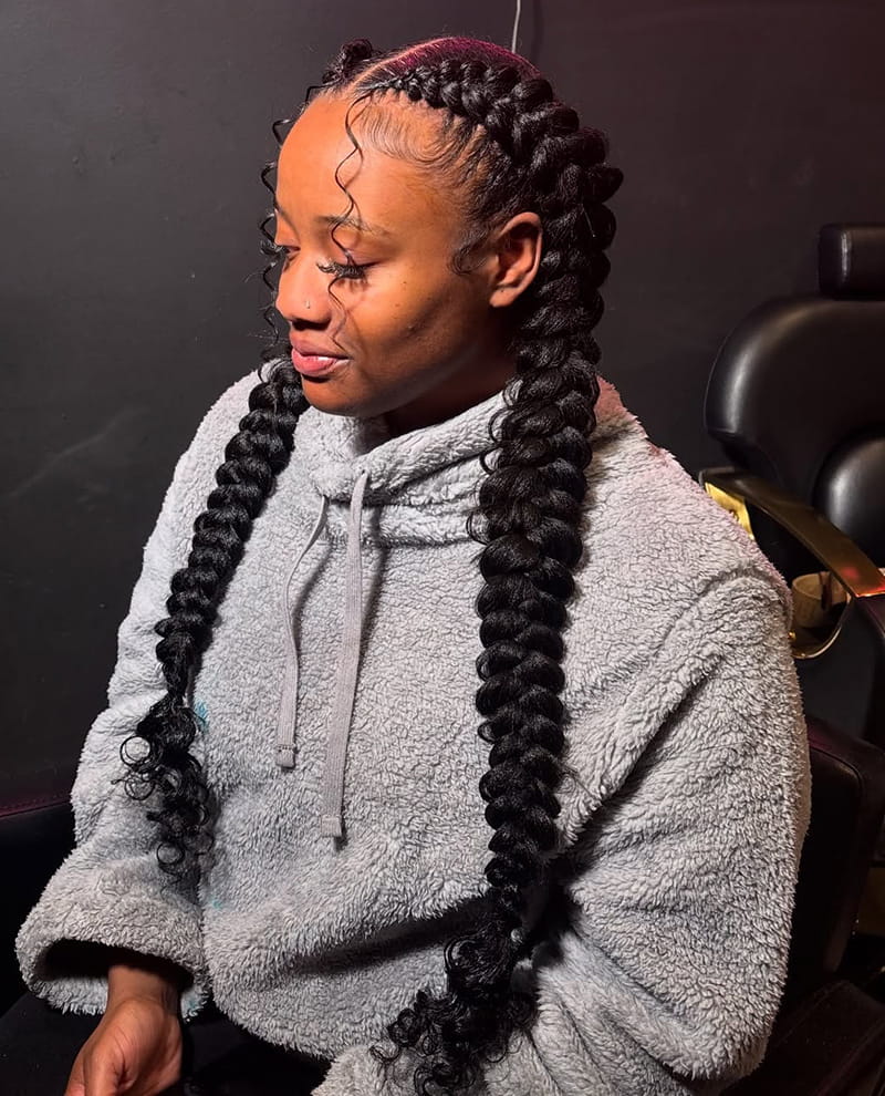Butterfly Double Braids