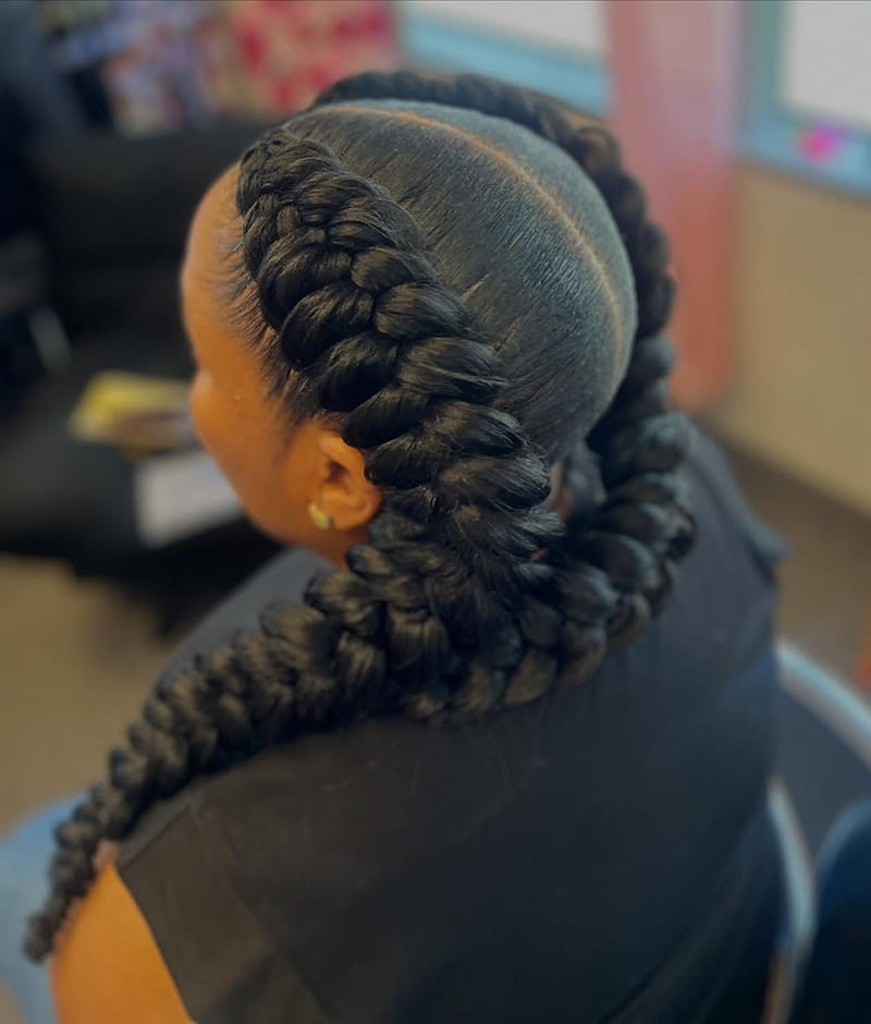 Butterfly Double Braids