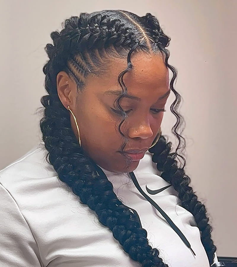 Butterfly Double Braids