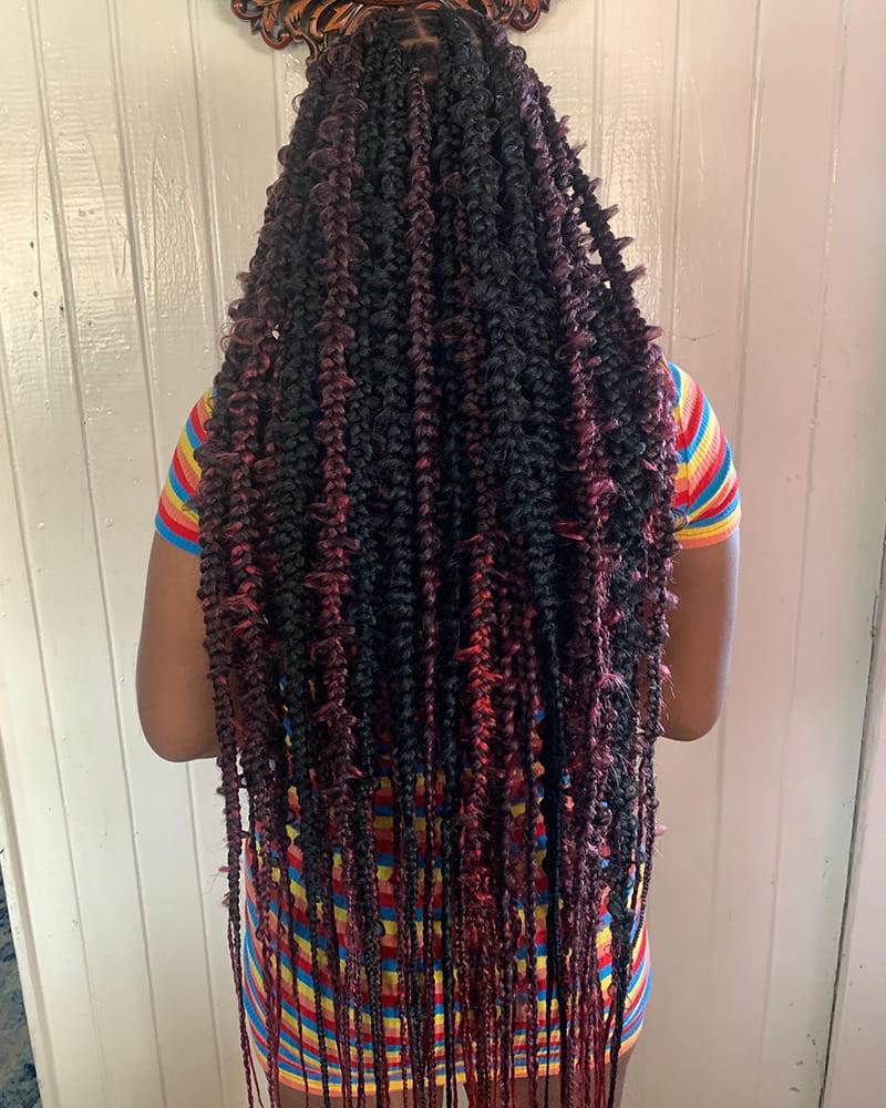 Highlighted Butterfly Braids