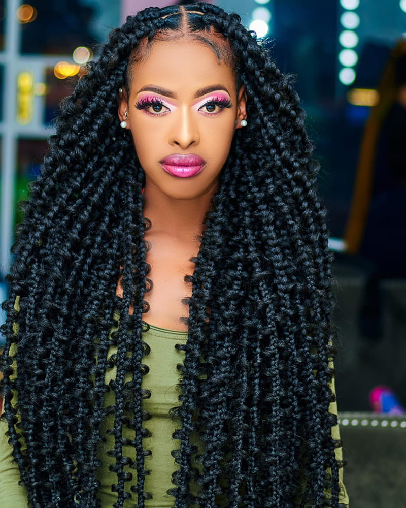 Hip-Length Butterfly Braids