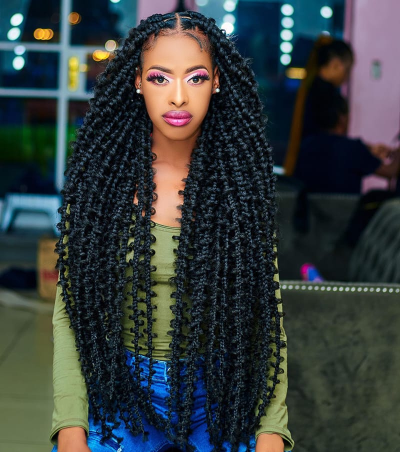 Hip-Length Butterfly Braids