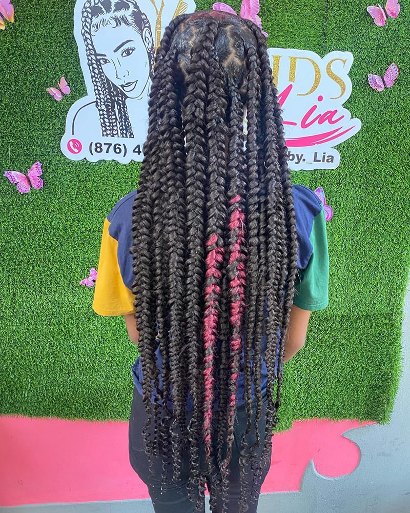 Hip-Length Butterfly Braids